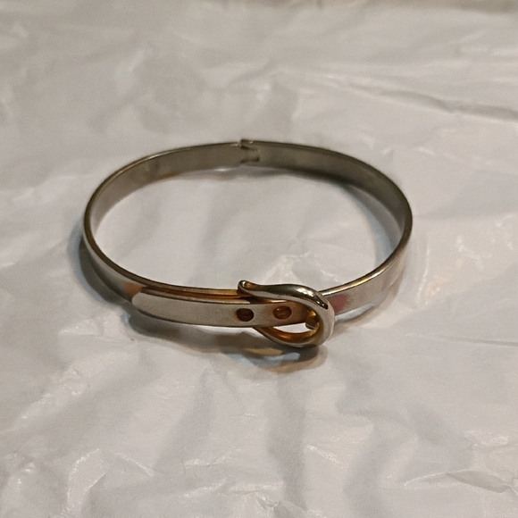Jewelry - Silver and Gold Buckle Bracelet